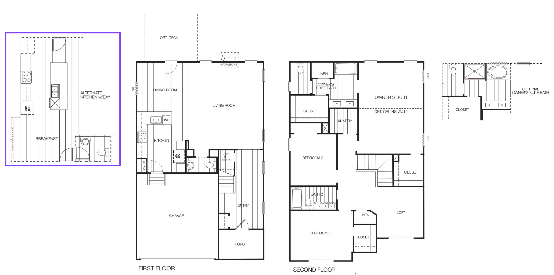 Floor plan for the Aspen lot 12 section 6 for sale in Castleton by Boyd Homes.